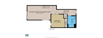 Pecan Floor Plan at Ogden Garden by Wiseman, Los Angeles, CA