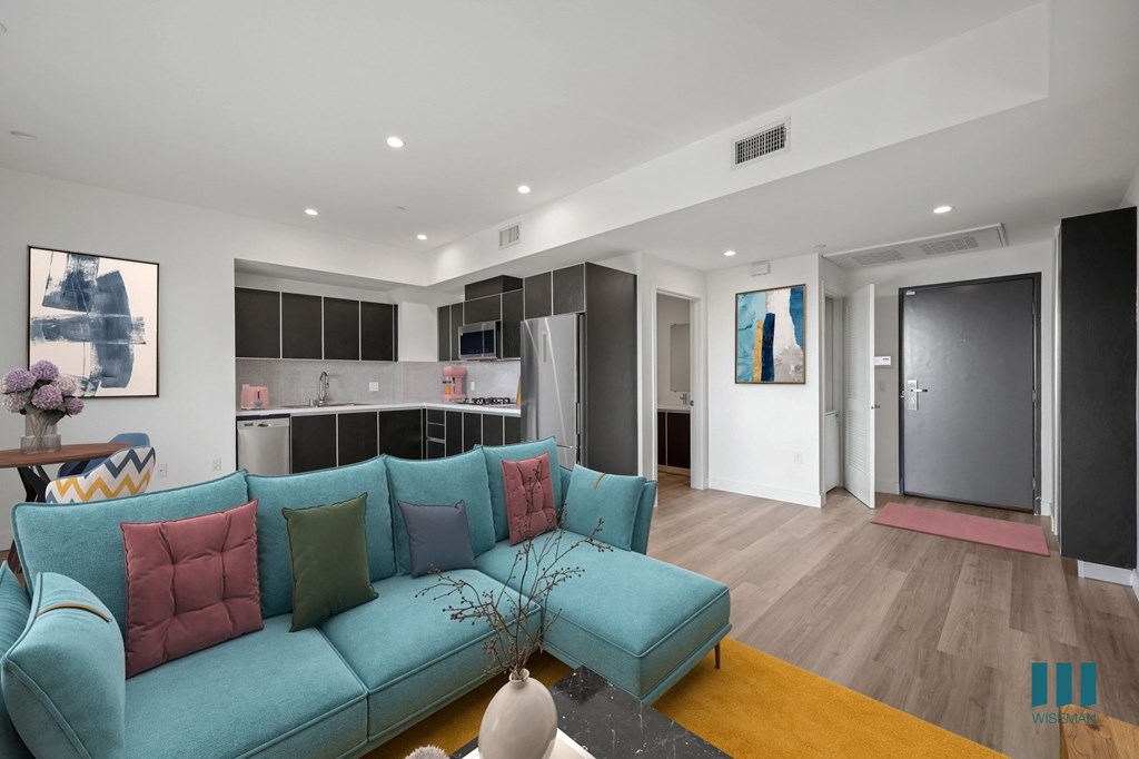 Open-Concept Kitchen, Dining, and Living Room - Sherman Floor Plan