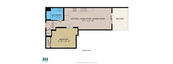 Spruce Floor Plan at Ogden Garden by Wiseman, Los Angeles, California