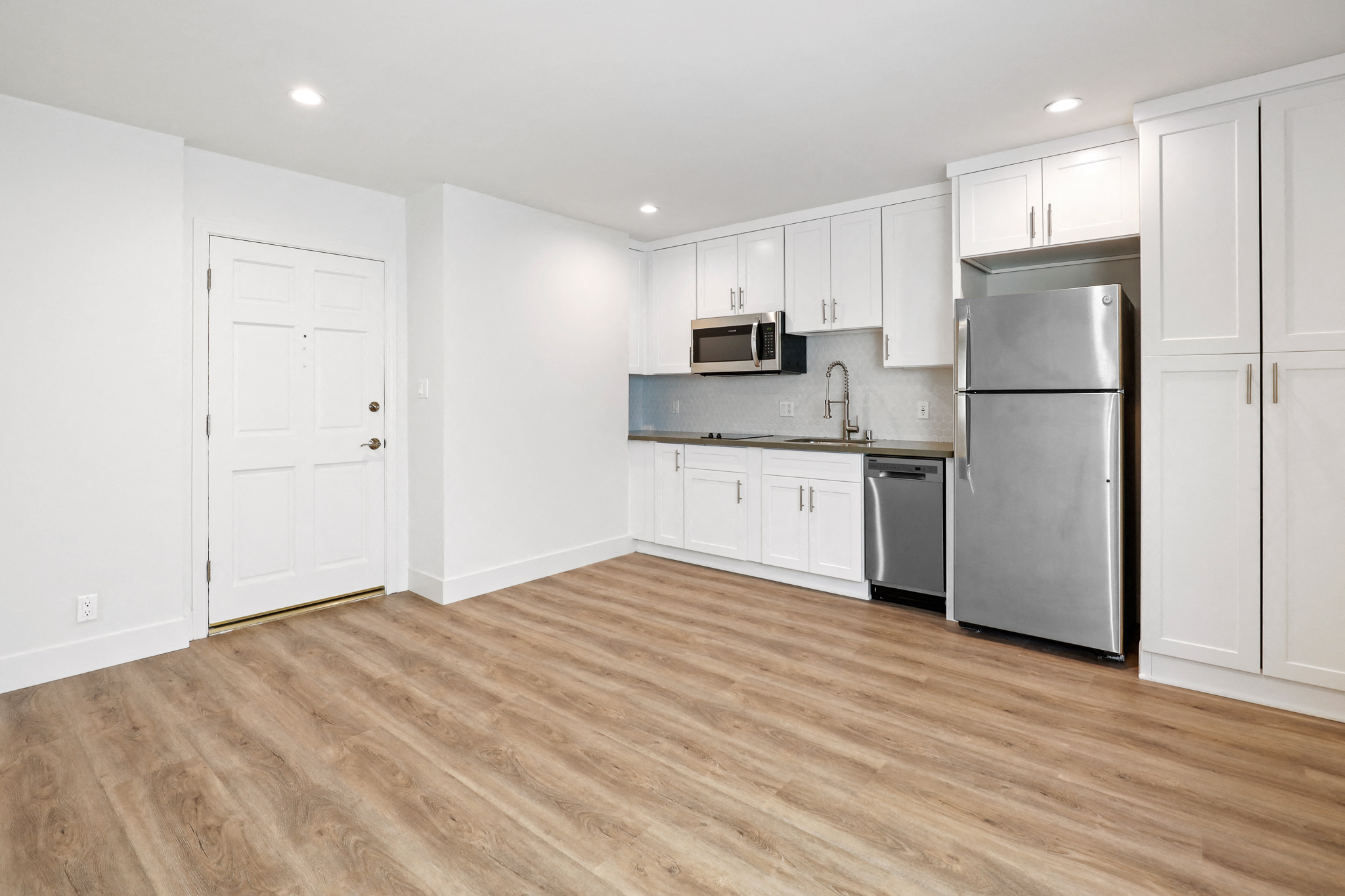 Studio Apartment with Kitchen and Vinyl Flooring