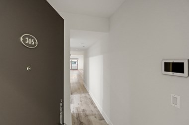 Entrance to Apartment with In-Suite Alarm System - Photo Gallery 4