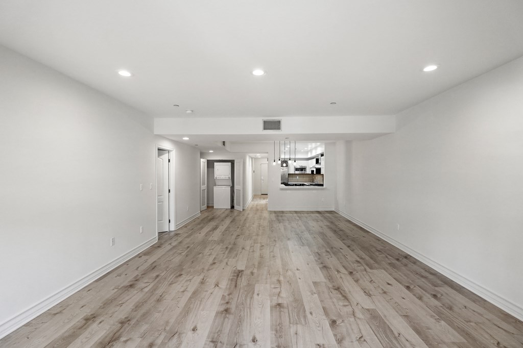 Open-Concept Kitchen, Dining, and Living Room