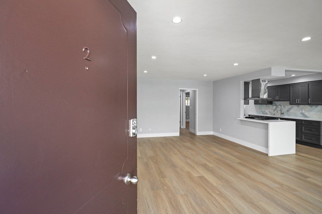 Front Door Entrance to Apartment Unit