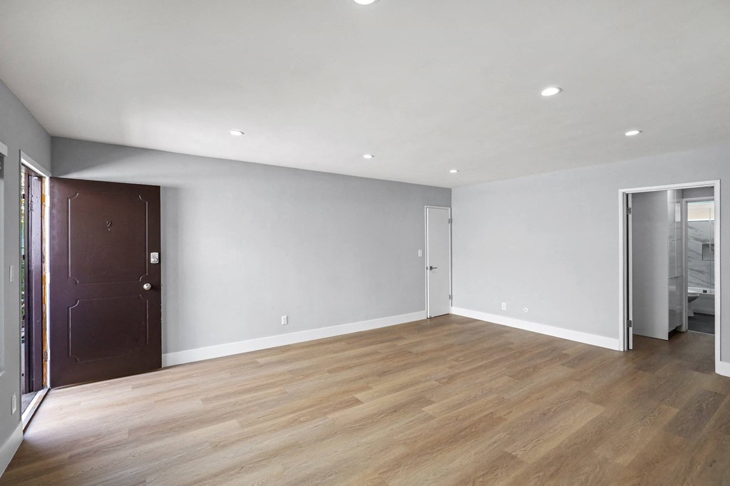 Front Entrance and Large-Size Living Room