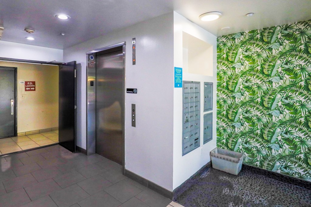 Elevator and Resident Mailboxes