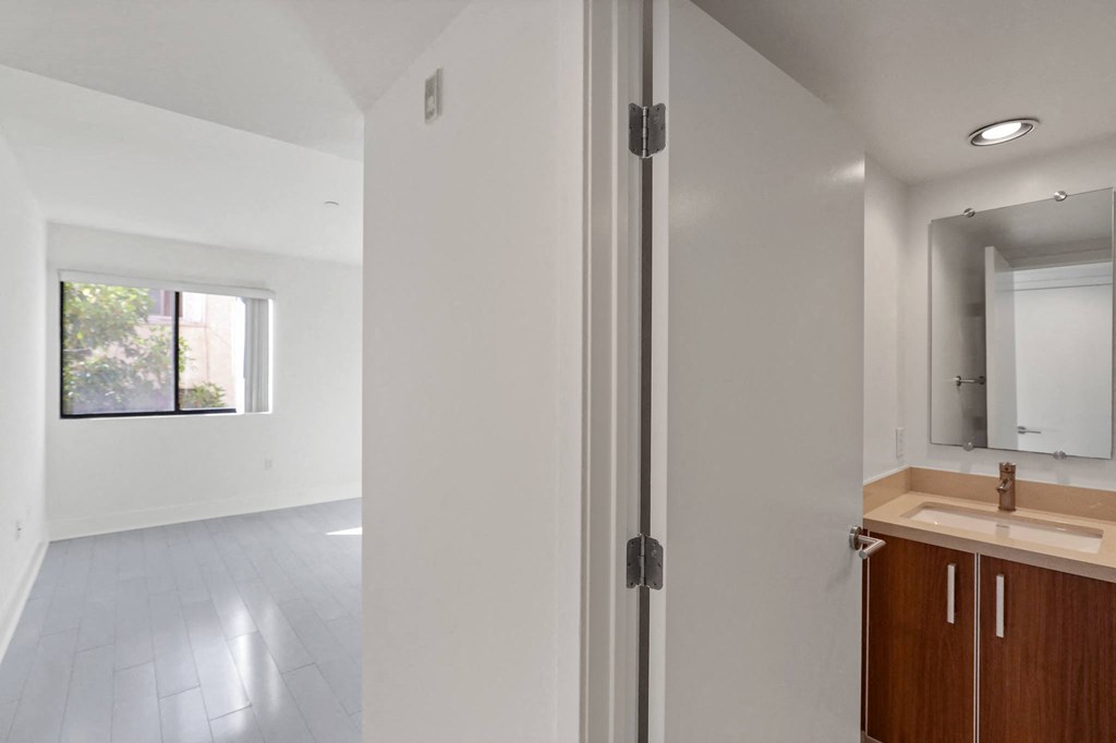 Bedroom with restroom