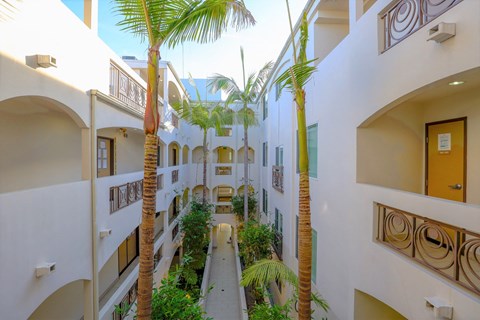 Upper Level View of the Courtyard of West Idaho by Wiseman