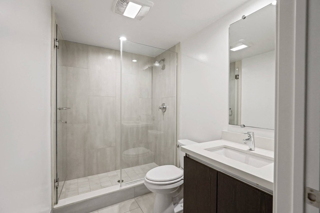 Full-Size Bathroom with Walk-In Shower