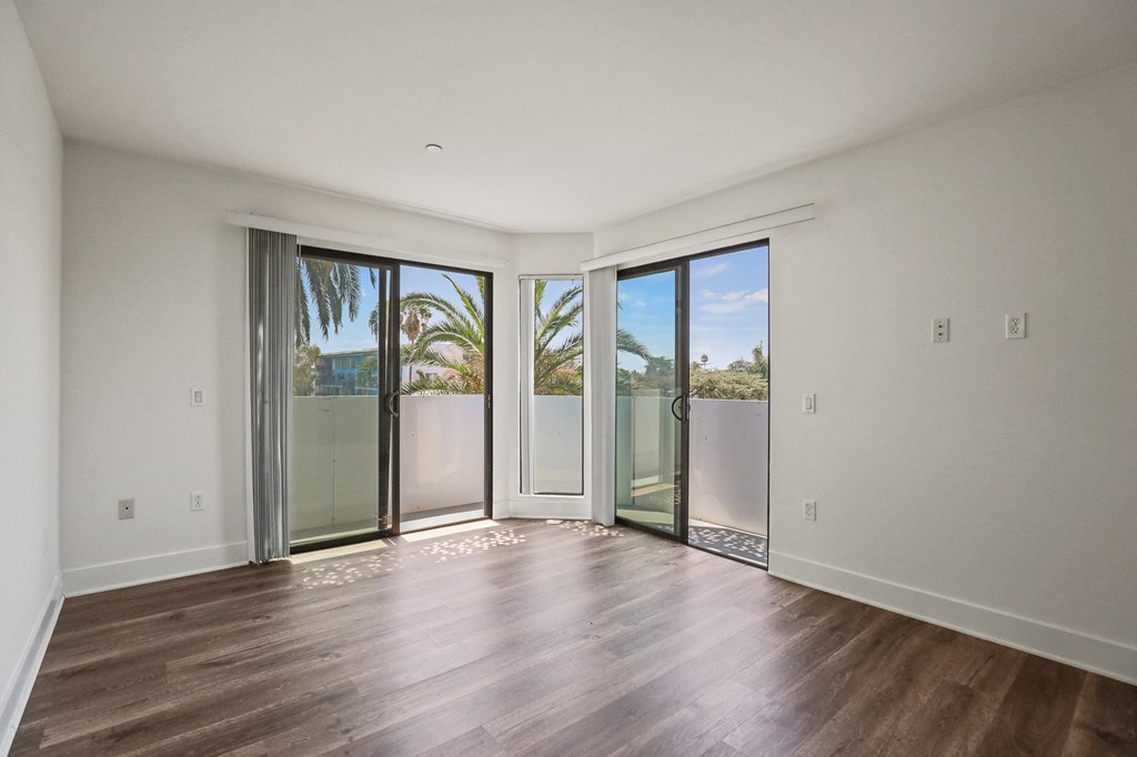 Living Room Area with Balcony