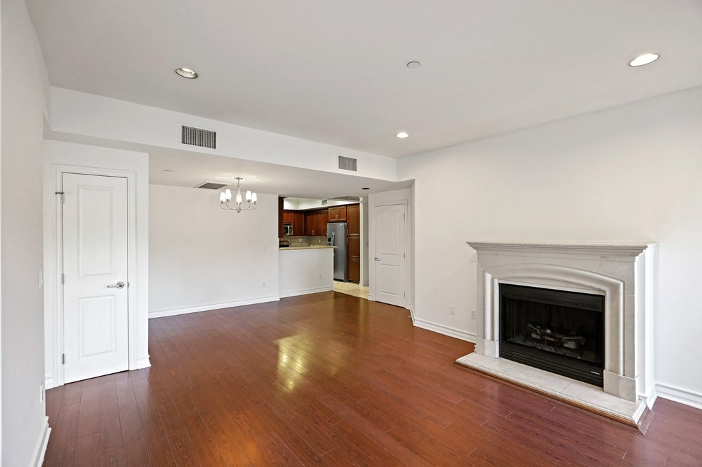 Living Room Spaces with Electric Fireplaces