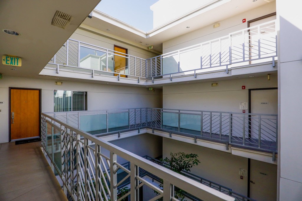 Upper Level View of Interior Courtyard