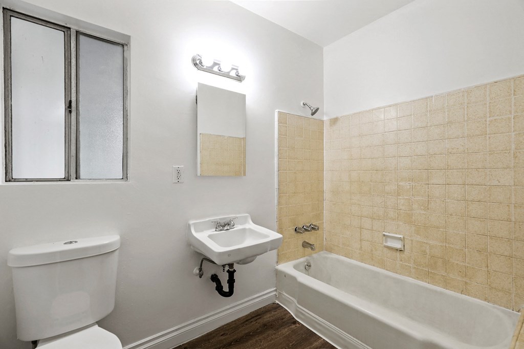 Bathroom With Full-Size Bathtub