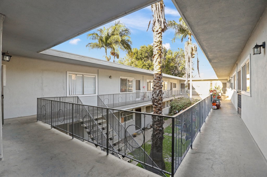 Upper Level of the Interior Courtyard of Iowa at Federal by Wiseman