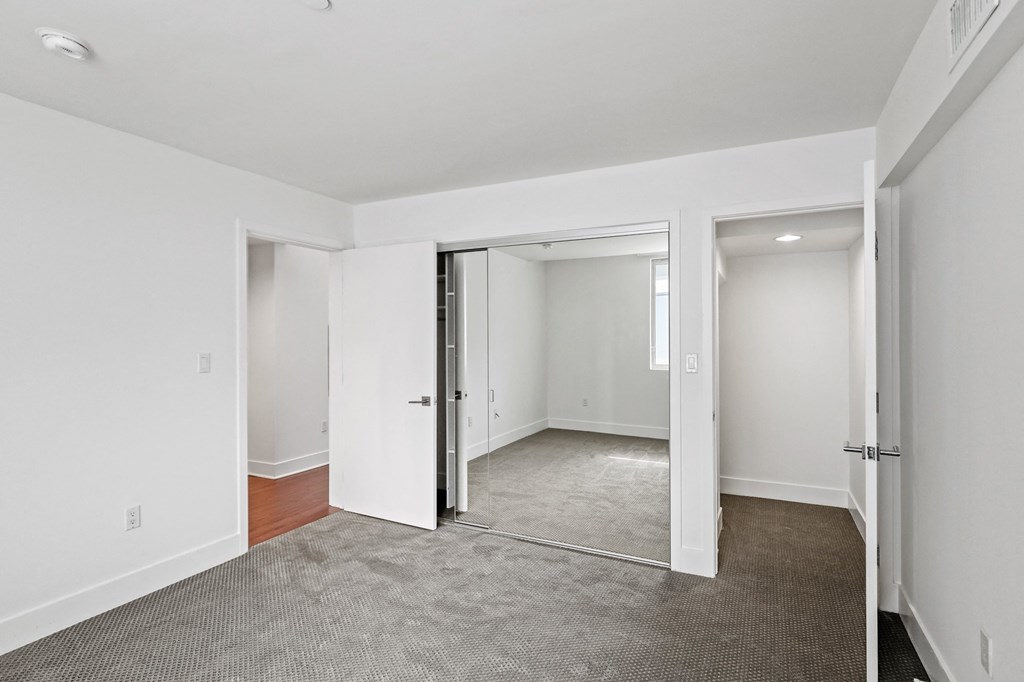 Bedroom with Double Closets