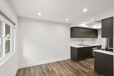 Apartment Dining and Kitchen Area
