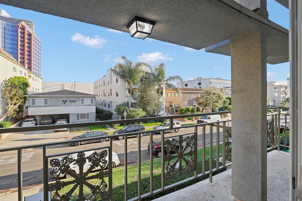 Apartment with Upstairs Patio View
