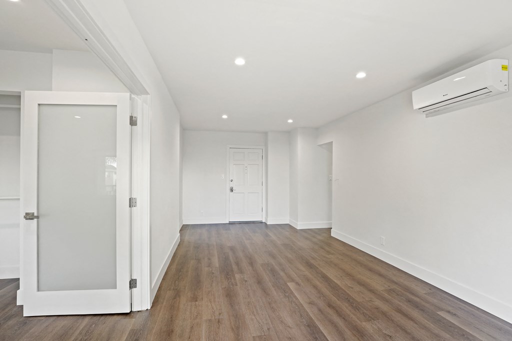 Spacious Bedroom with Wall Heater