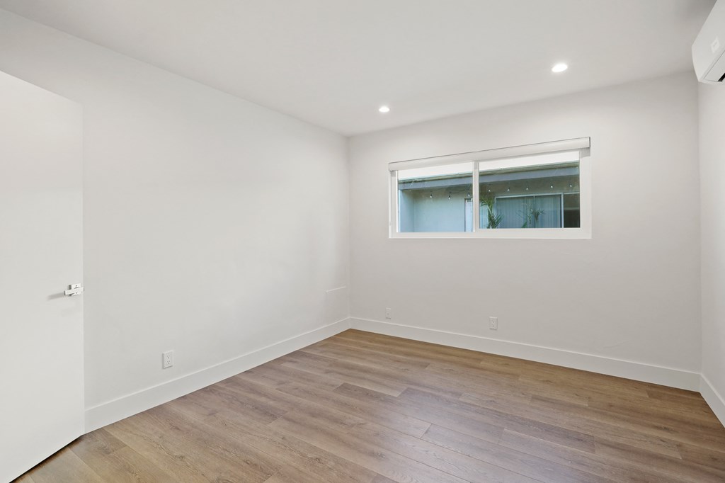 Bedroom Space with Recessed Lighting