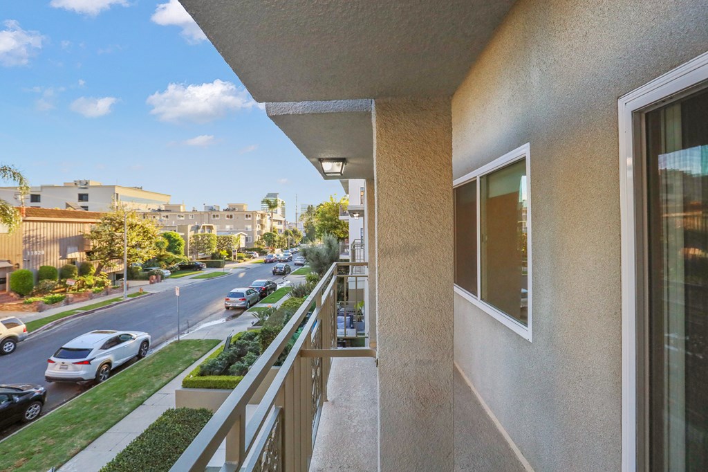 Upstairs Apartment Patio Street View