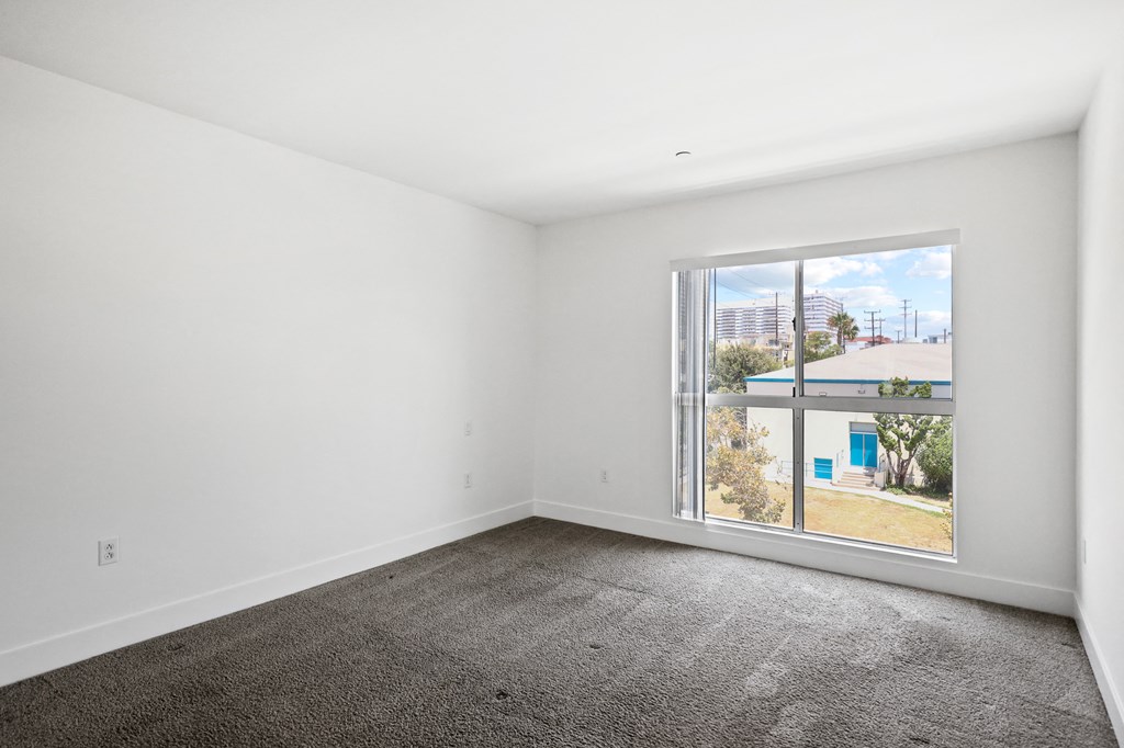 Bedroom with Large Window