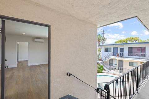 Front Entrance to an Upper Level Unit