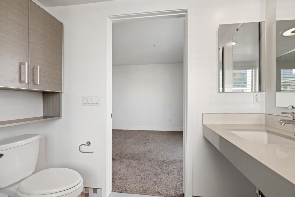 Bathroom with Cabinet Storage