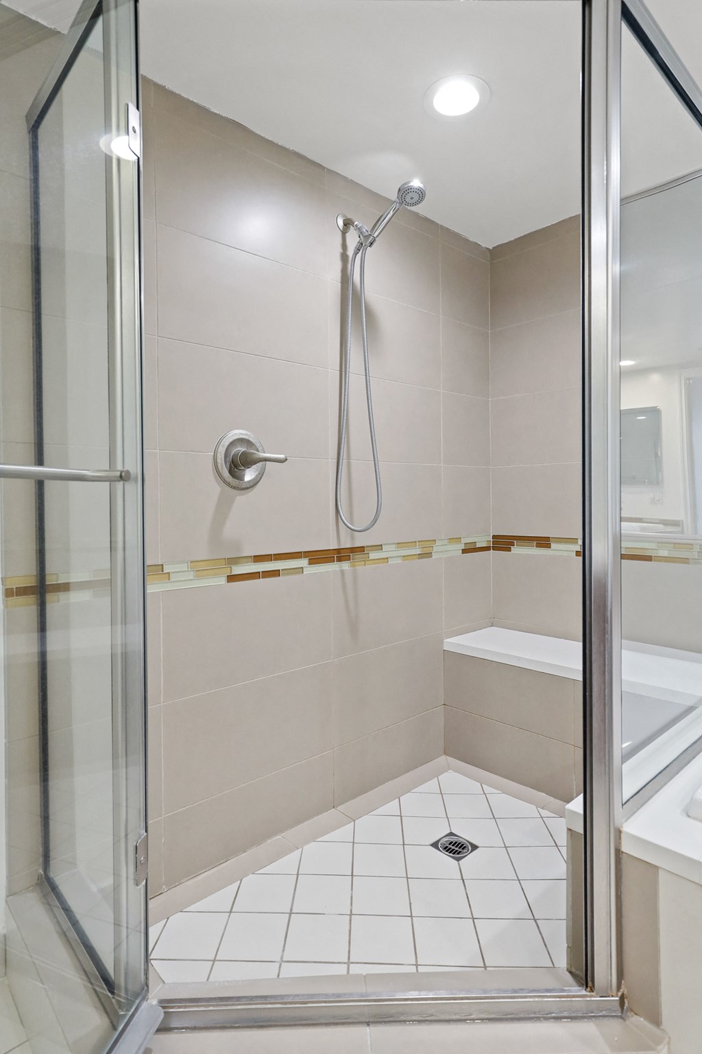 Full-Size Walk-In Shower