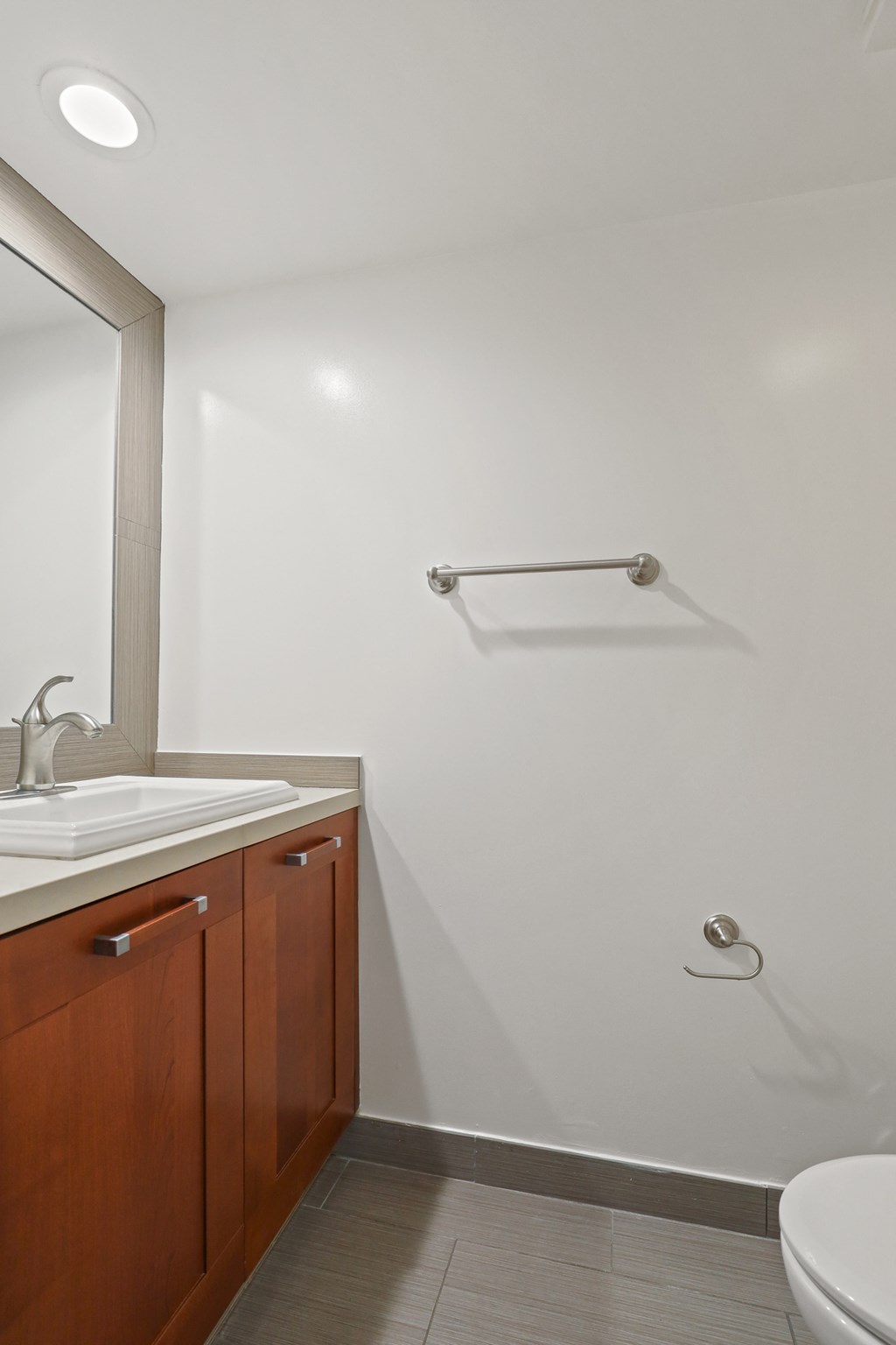 Guest Bathroom with Cabinet Storage