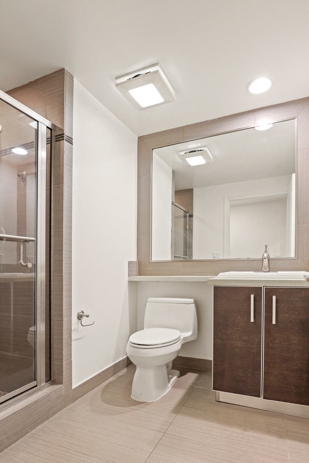 Bathroom with Large Stand-Up Shower