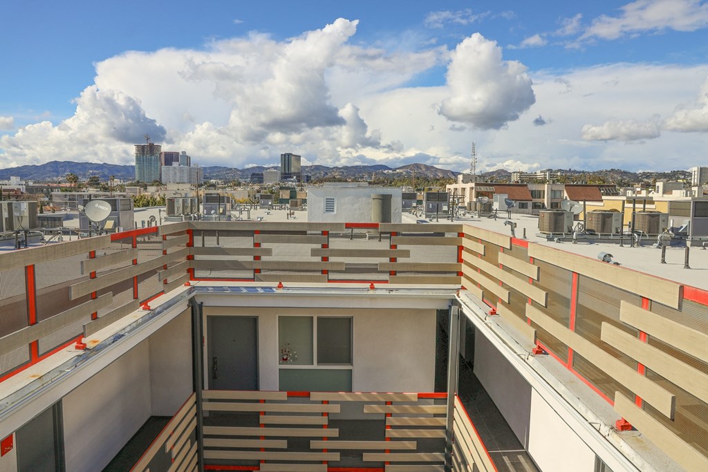 City Views from the Rooftop Terrace