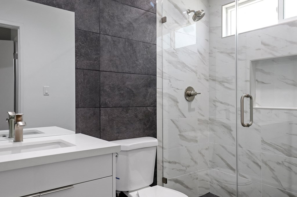 Bathroom with Large Walk-In Shower