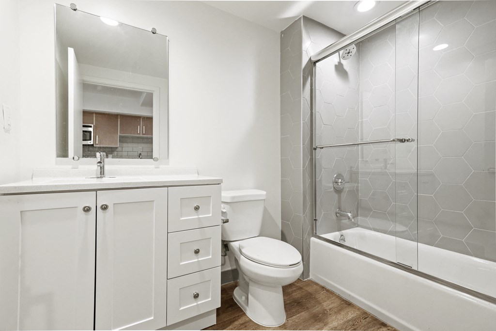 Large Bathroom with Full-Size Bathtub