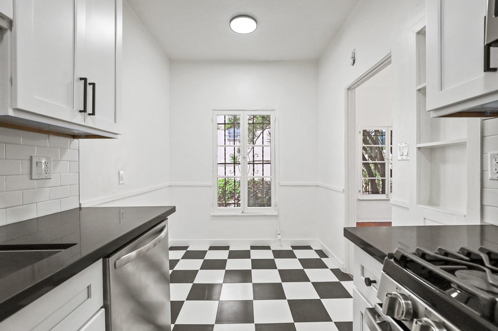 Kitchen with Energy-Efficient Appliances and and Open-Concept Dining Area
