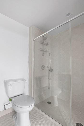 Walk-In Shower with Glass Shower Door - Photo Gallery 24