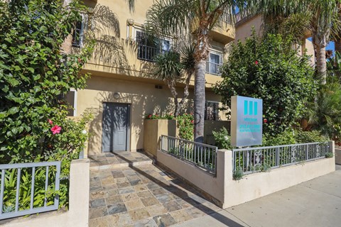 Entrance of Colby Townhomes by WIseman