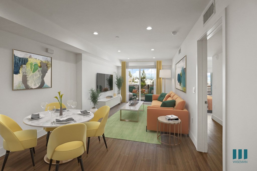 Dining Room, Living Room, and Patio