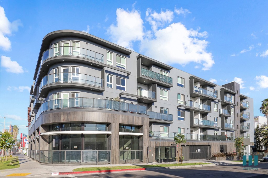 View of Sunset Rise from Sunset Blvd