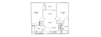 Preston Floor Plan at Venice Wave by Wiseman, California, 90291