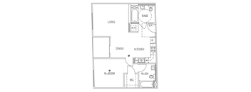 Superior 1 Floor Plan at Venice Wave by Wiseman, Venice, 90291