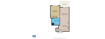 Dewey Floor Plan at Venice Wave by Wiseman, Venice, CA