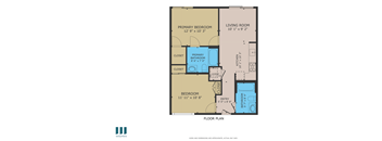 Mitchell Floor Plan at Venice Wave by Wiseman, Venice, CA, 90291