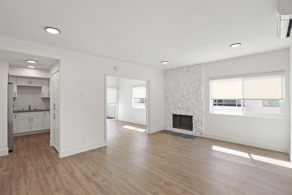 Open-Concept Dining and Living Room Areas