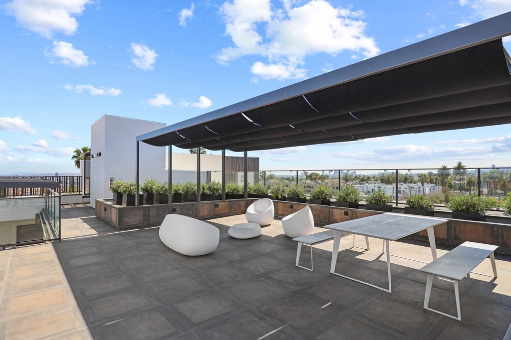 Picnic Area of the Rooftop Deck