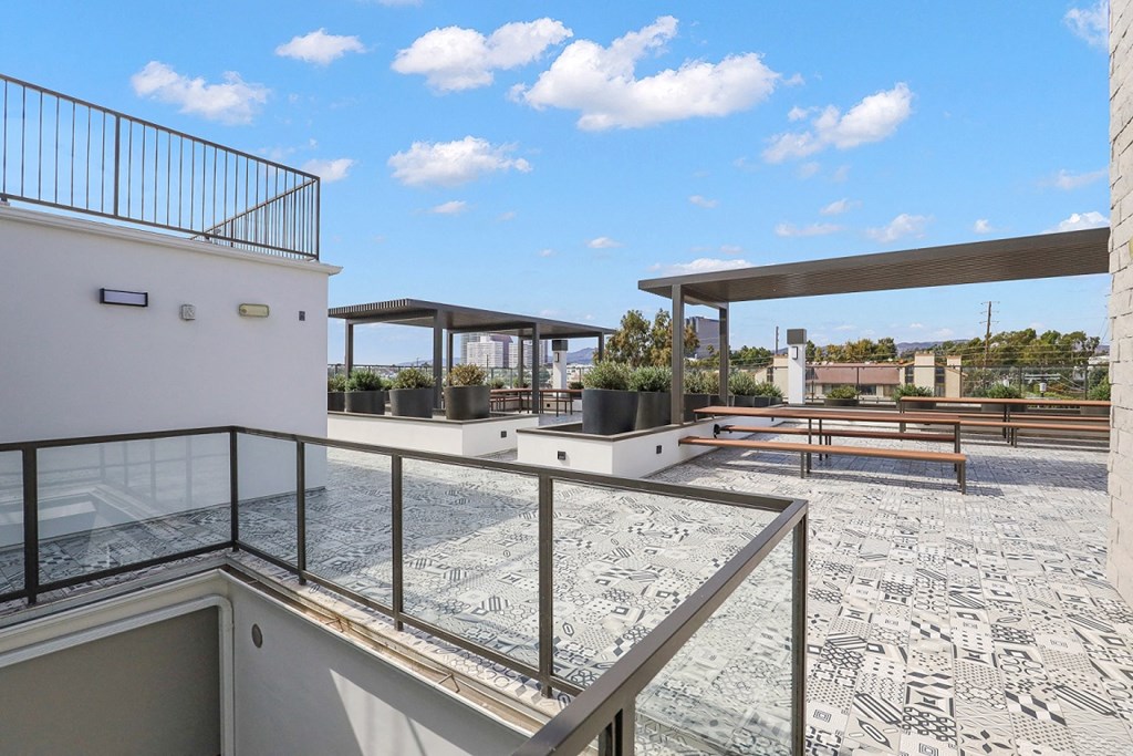 West LA apartments with a rooftop deck