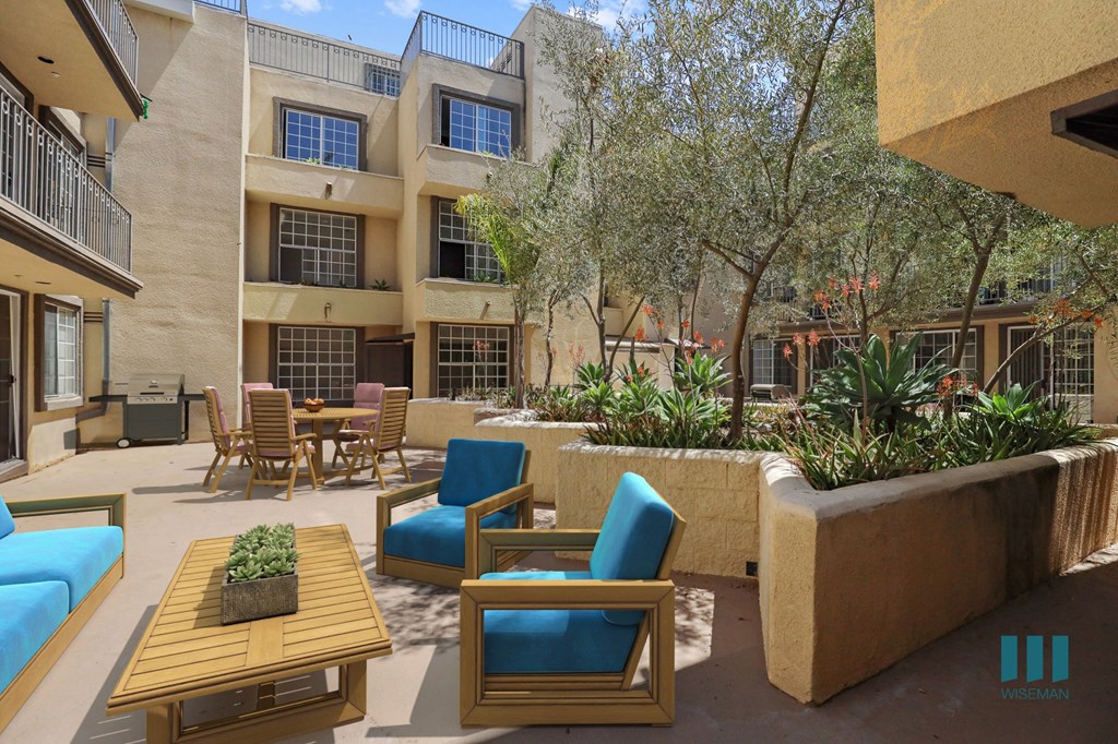 Interior Courtyard with Seating Area