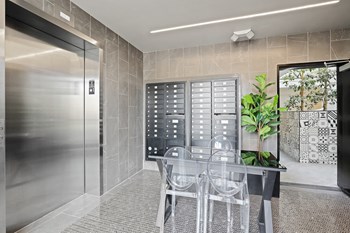 Lobby Mailroom of Santa Monica Breeze West LA apartments with 1,2, and 3 bedrooms - Photo Gallery 5