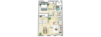 One Bedroom One Bath