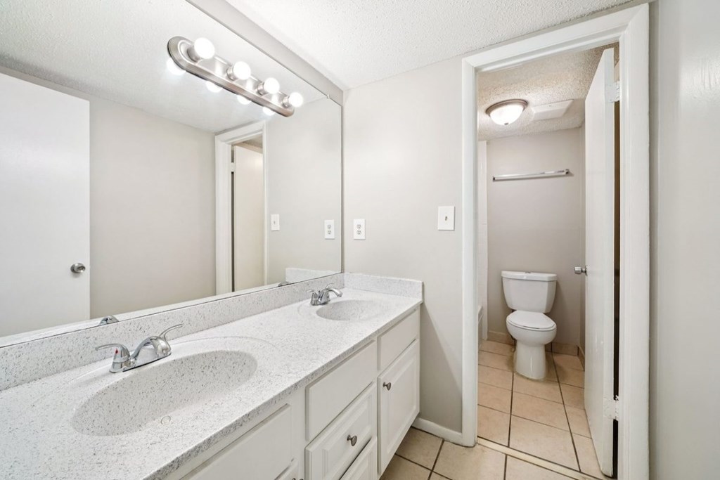 Modern Bathroom at Hills at Hoover Apartments, Hoover, AL 35216