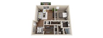 1 bed 1 bath  at Ascot Place Apartments, Birmingham, AL