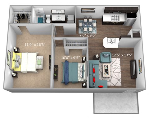 a floor plan image of the heritage at legacy apartments in houston, tx